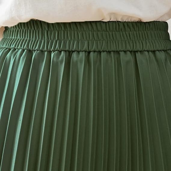 Green Pleated Skirt image 2